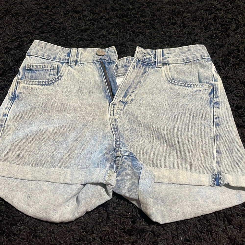 Vintage high rise jean shorts